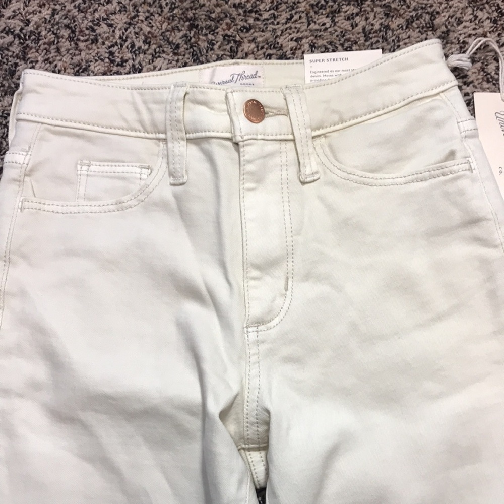 Universal Thread High Rise Bootcut Skinny Bundle Size 00 Cream & Black | NWT - Picture 4 of 11